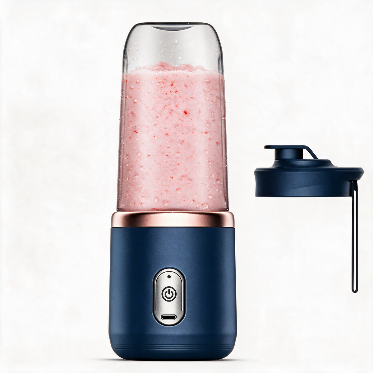 Portable USB Rechargeable Blender – 6-Blade Personal Smoothie Maker