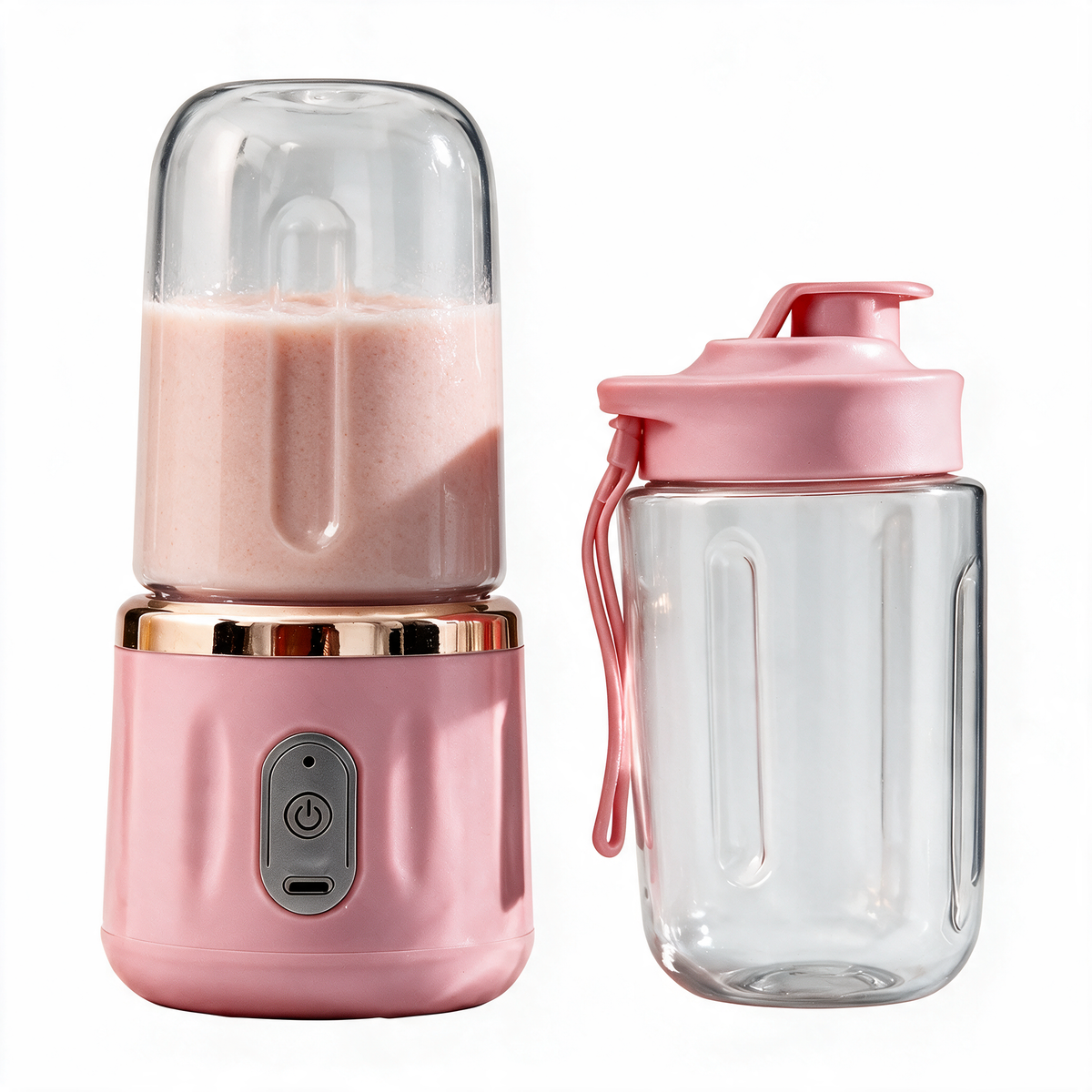 Portable USB Rechargeable Blender – 6-Blade Personal Smoothie Maker