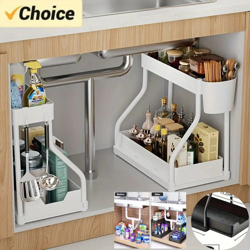 2-Tier Pull-Out Under Sink Organizer