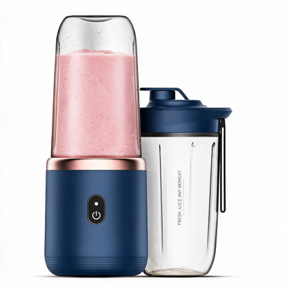 Portable USB Rechargeable Blender – 6-Blade Personal Smoothie Maker